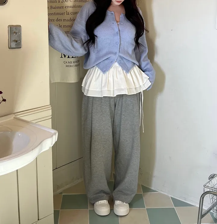 [다음날도착!당일배송/봄가디건/핏보장]라운드 벌룬 아방핏 니트 가디건/9color 상세 이미지 14