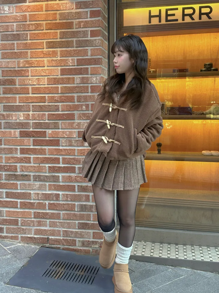 🚀season off SALE🚀[왕따뜻/갓성비🤍] 반목카라 양털 뽀글이 플리스 누빔 떡볶이 집업 숏자켓 3color 상세 이미지 19