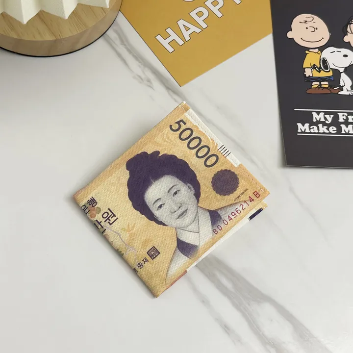 [2개구매할인!] 슬림 만원 오만원 지폐 반지갑 용돈봉투 명절 어버이날 생일선물 웃긴선물 상세 이미지 8