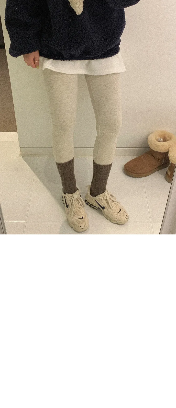 [데일리템/따뜻해요☕]스판 피치 기모 레깅스 (4color) 상세 이미지 16