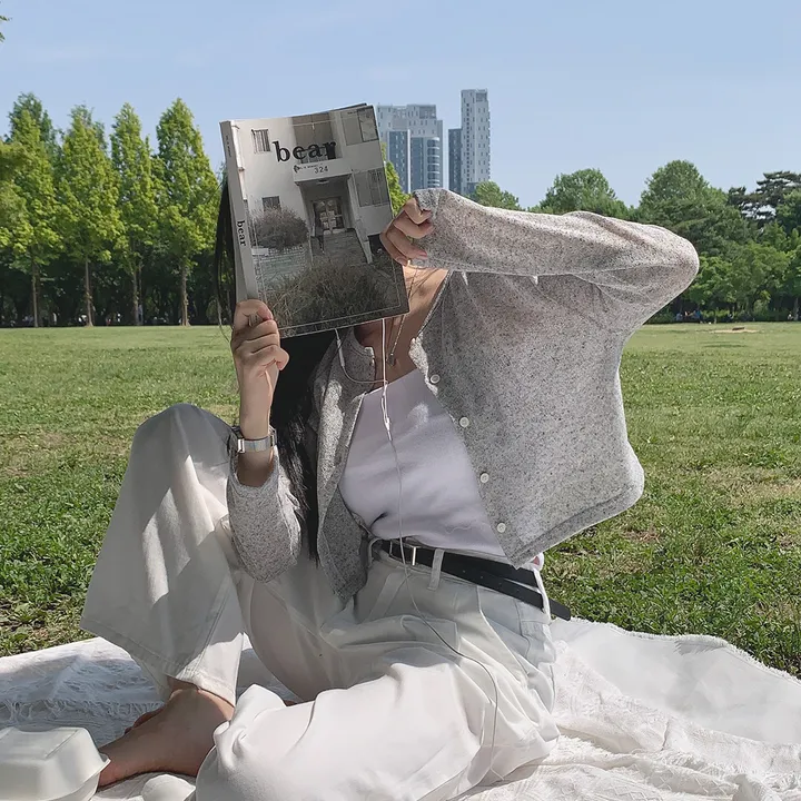 [여름필수] 자체제작 #크치Made 써머레터 린넨 크롭 긴팔 가디건 - cd 상세 이미지 53