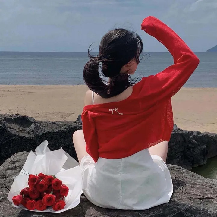 [재진행❤️/주문폭주]러블리 한도초과, 리본 자수 라운드넥 니트 가디건 상세 이미지 11
