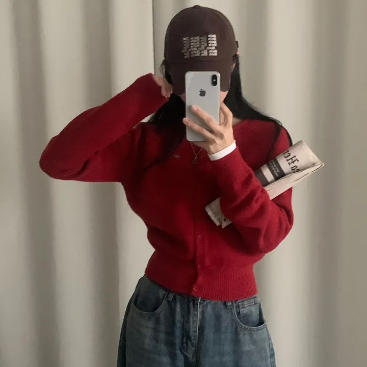 [후기보장🤍/Wool] 에버닌 펜던트 니트 가디건 - 7color 상세 이미지 18