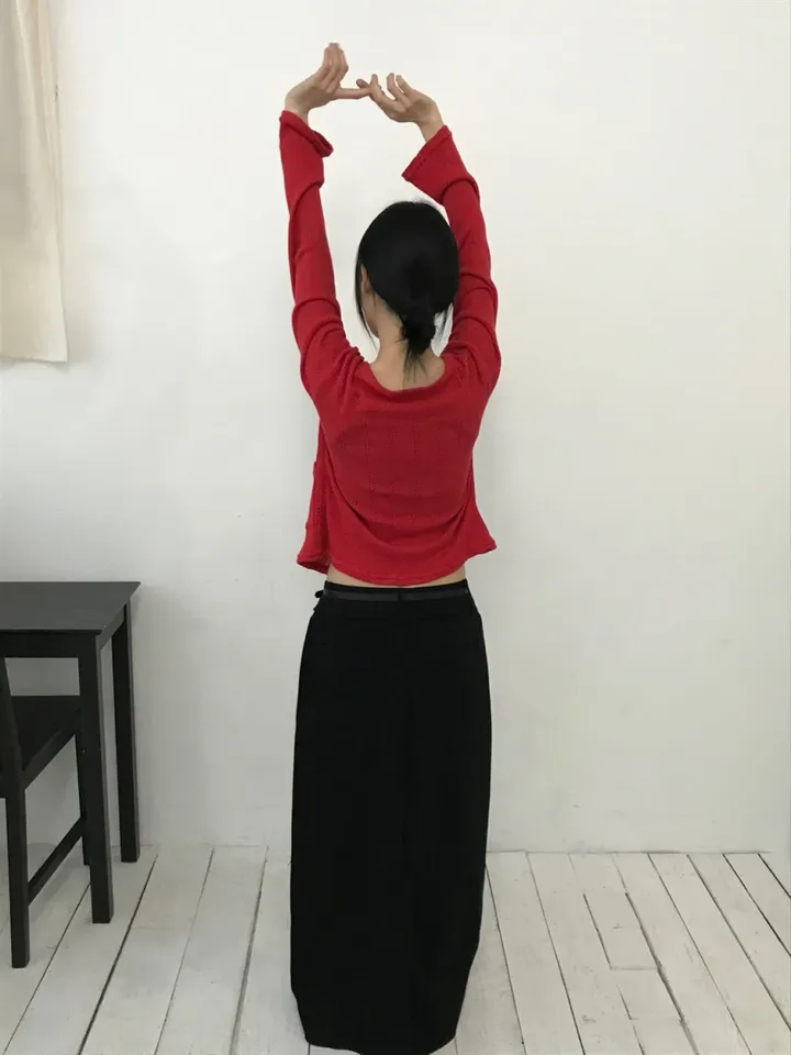 모에 펀칭 가디건(3color) 상세 이미지 31