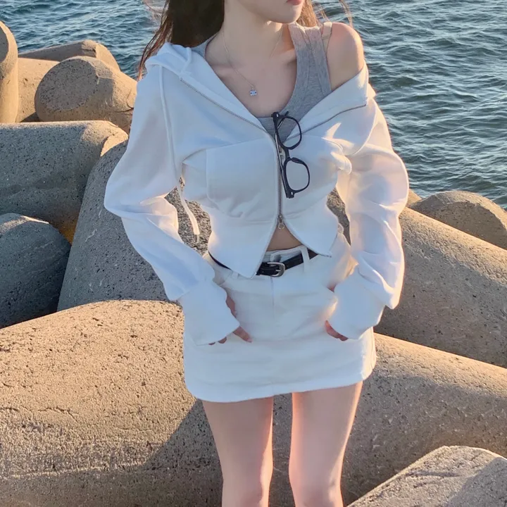 일부당일🚀 [ 자체제작/ 양기모 ] 페이지 크롭 기모 워머 후드집업 상세 이미지 41