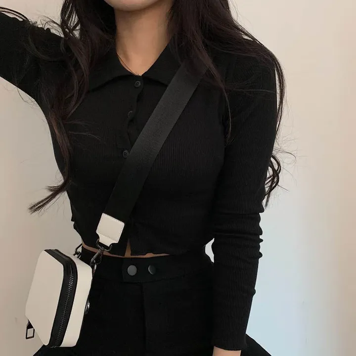[가격실화?] 카라 크롭 단추 골지 가디건;3col 상세 이미지 30