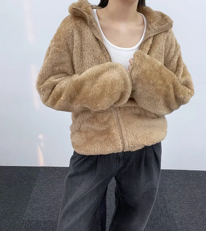 *부들양털후리스 3 SIZE * 후리스 가을 겨울 양털 오버핏 플리스 뽀글이 극세사 홈웨어 아우터 커플템 상세 이미지 27