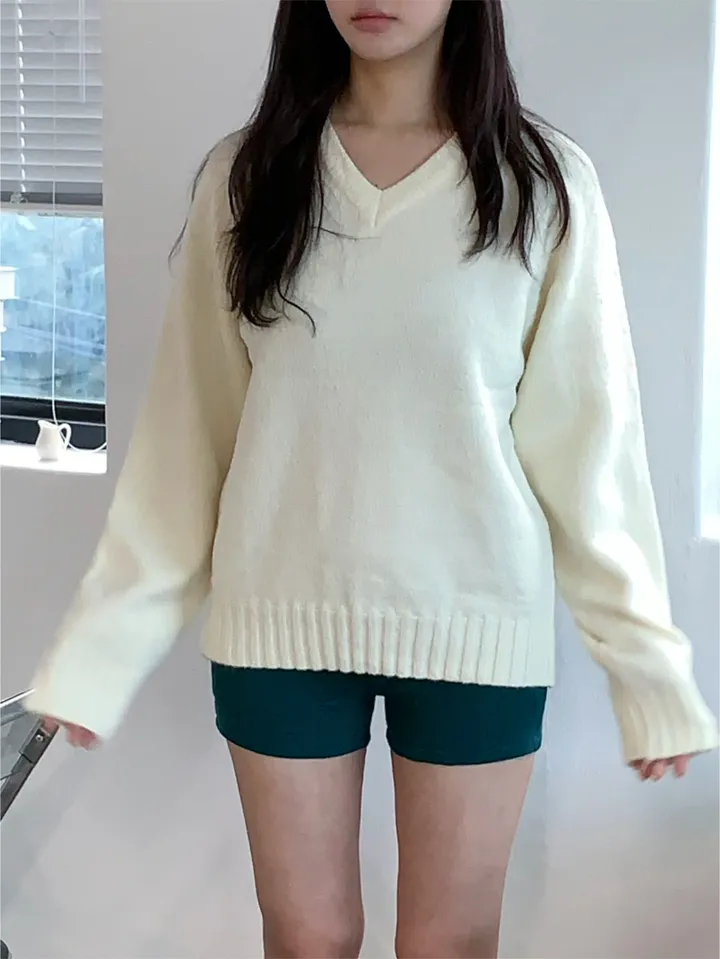 긴팔 티셔츠 모델 착용 이미지-S1L40