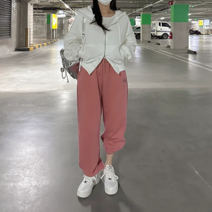 [8color/MADE] 하이퀄리티 웨하스 탄탄 와이드 조거팬츠 봄트레이닝 상세 이미지 43