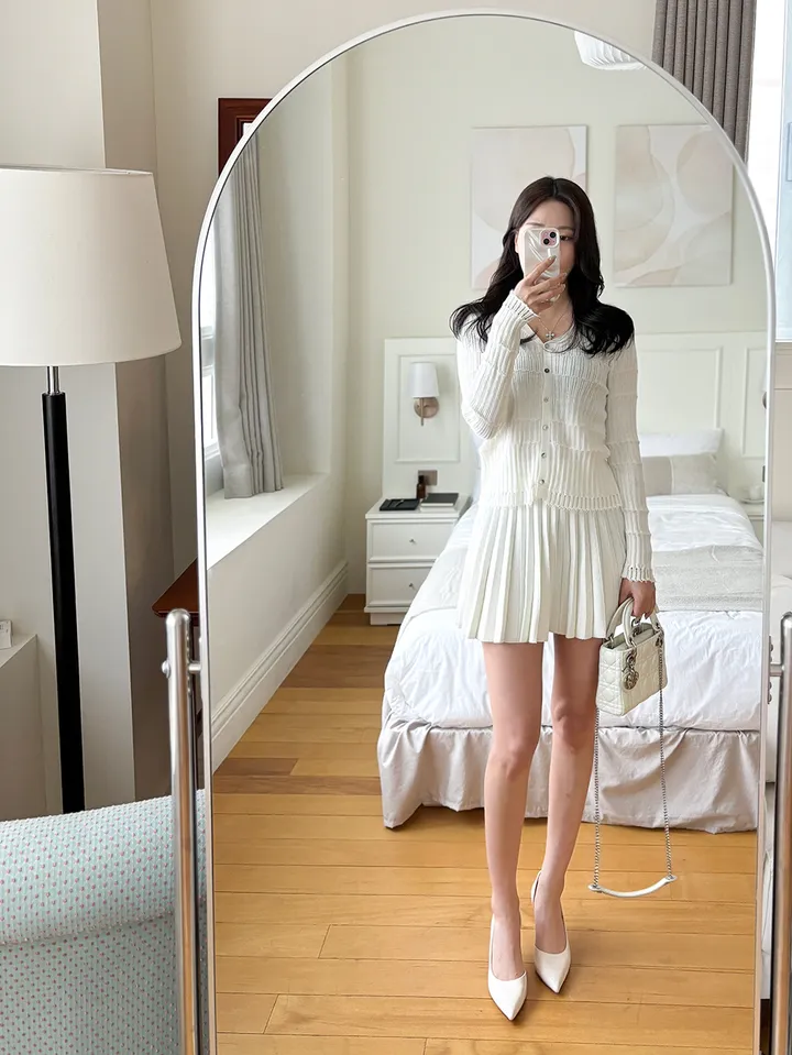 아델 브이넥 니트 가디건 (수입의류/슬림핏) 상세 이미지 14