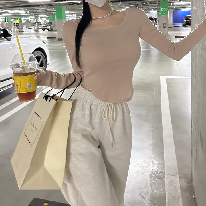 [8color/MADE] 하이퀄리티 웨하스 탄탄 와이드 조거팬츠 봄트레이닝 상세 이미지 71
