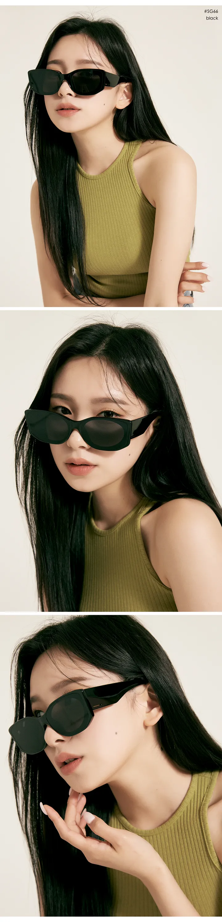 💖주문폭주💖 얼굴이 작아보이는 오버사이즈 선글라스 빅 캣츠아이 인싸 y2k 미노이 틴트 안경 상세 이미지 6