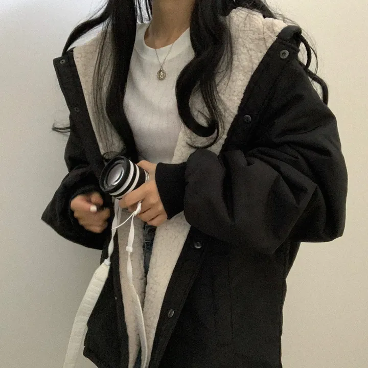 [ 겨울까지 ] 안감 양털 왕따뜻 야상 점퍼 상세 이미지 24