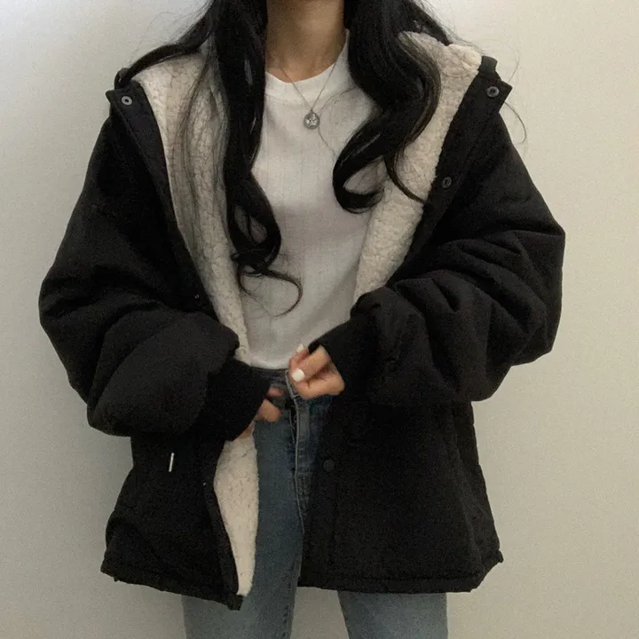 [ 겨울까지 ] 안감 양털 왕따뜻 야상 점퍼 상세 이미지 14