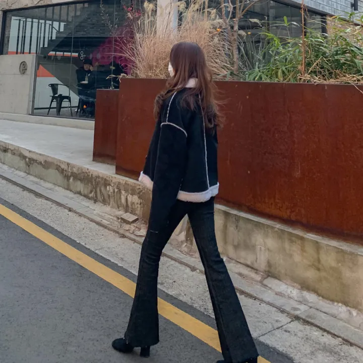 [심쿵핏/털빠짐X] 따뜻 도톰 파스텔 루즈핏 앙고라 모헤어 크롭 브이넥 벌룬 소매 깃털 퍼 니트 가디건 상세 이미지 67