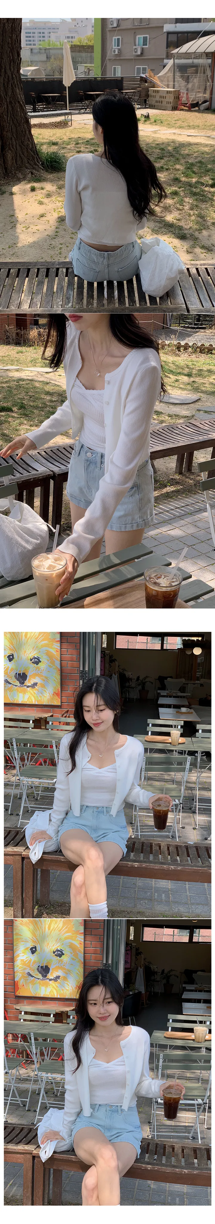 뤼브 스프링 데일리 니트 가디건 (5color) 상세 이미지 16