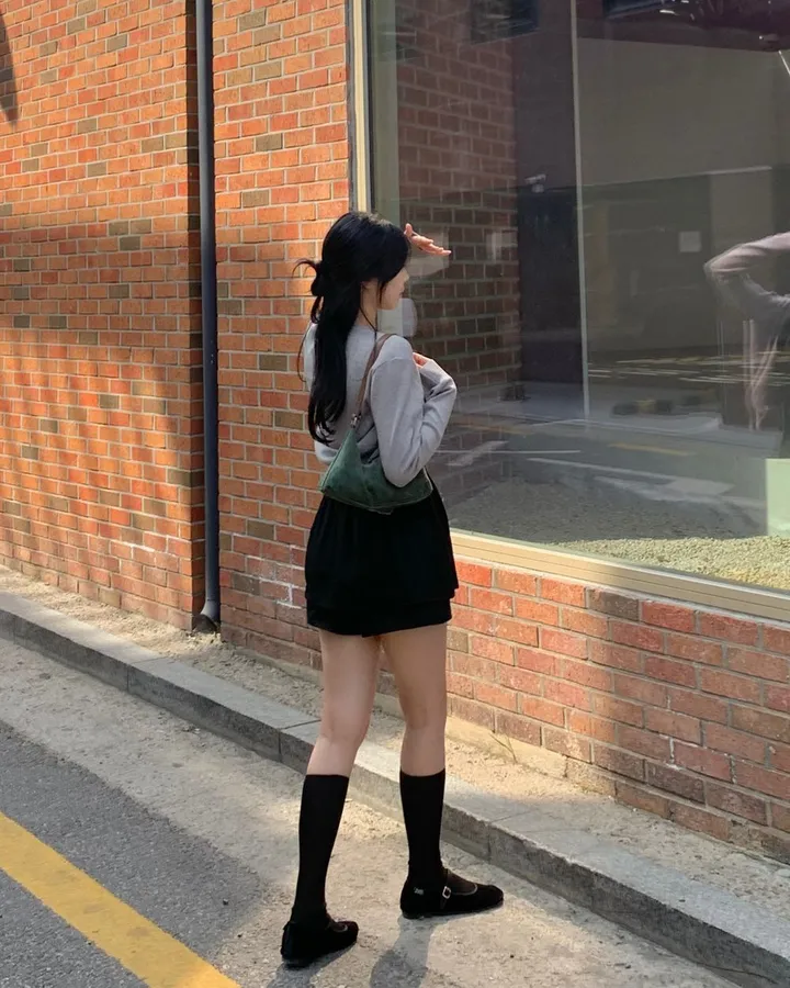팔뚝살부각X /팬던트 가디건 봄가디건 세미크롭 크롭 니트 가디건 상세 이미지 71