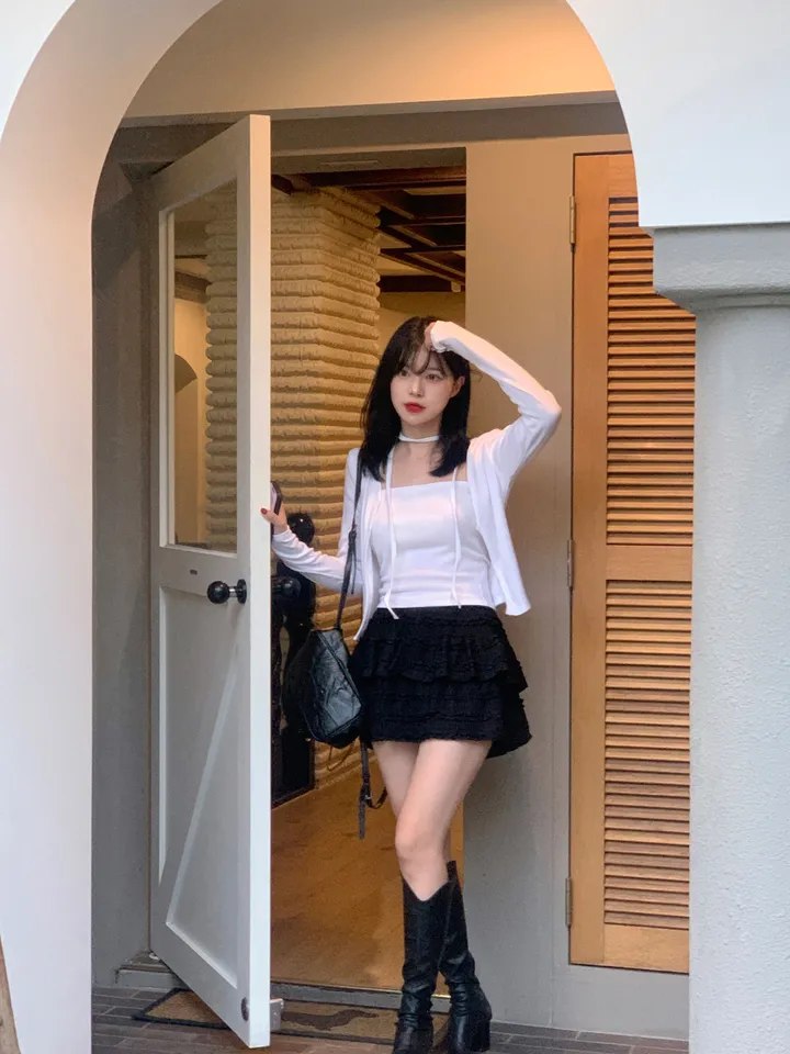 [MADE/3pcs/활용도최고] 비올라 브이넥 탑 가디건set (6color) 상세 이미지 47