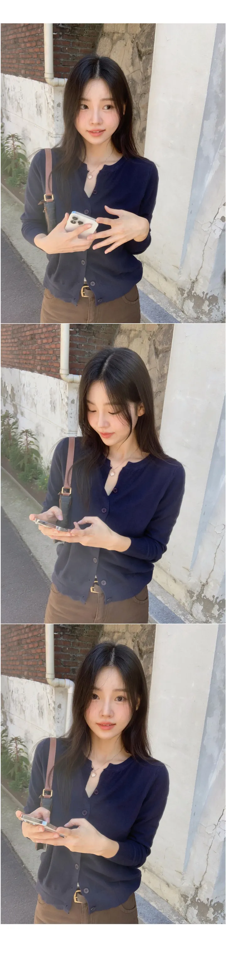 [기획]소프트 어텀 라운드 니트 가디건 (4color) 상세 이미지 13