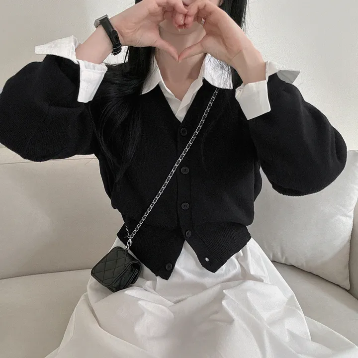 봄필수템 [브이넥/라운드넥] 소장각 라운드 브이넥 기본핏 긴팔 가디건 상세 이미지 89