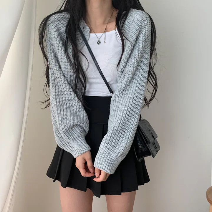 가을 두께감! 하찌 볼레로 크롭 니트가디건;5col 상세 이미지 30