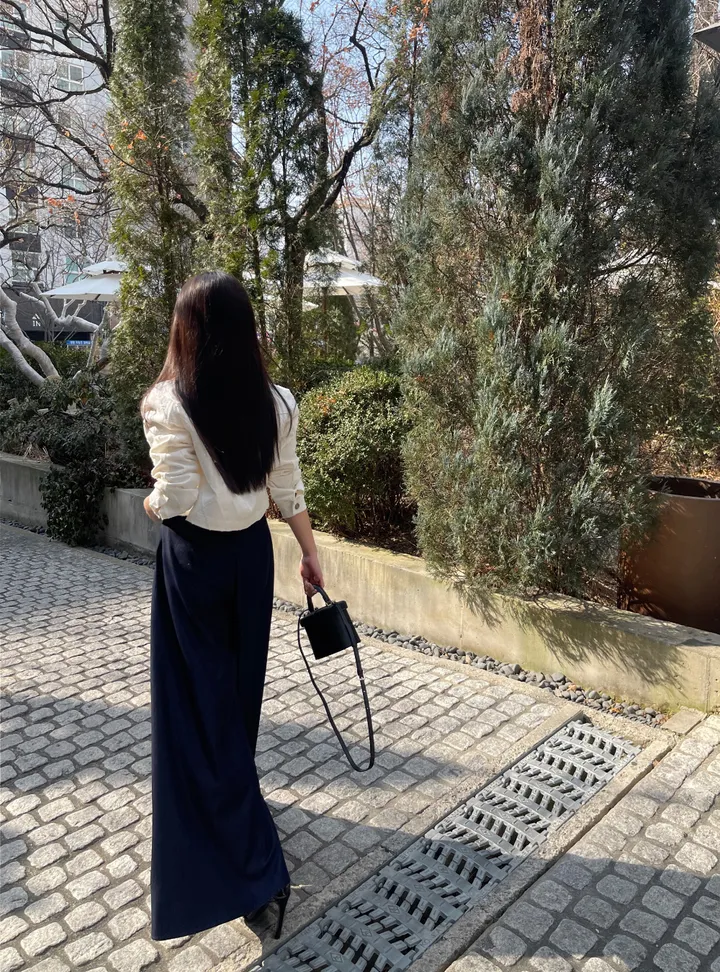 [주문폭주!/퀄팅자켓/봄신상/봄옷/청자켓/데님자켓/크롭/로맨틱/모던시크/페미닌/데일리/하객룩]다이아 데님자켓 상세 이미지 11
