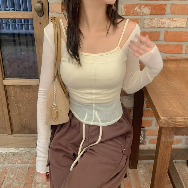 기모추가🔥[인생핏✨2way] 허리밴딩 비조 트레이닝 와이드 팬츠 투웨이 스냅버튼 절개 하이웨스트 롱 일자 츄리닝 바지 하의 체형커버 코튼 면 Y2K 공항룩 봄 간절기 9col 상세 이미지 26