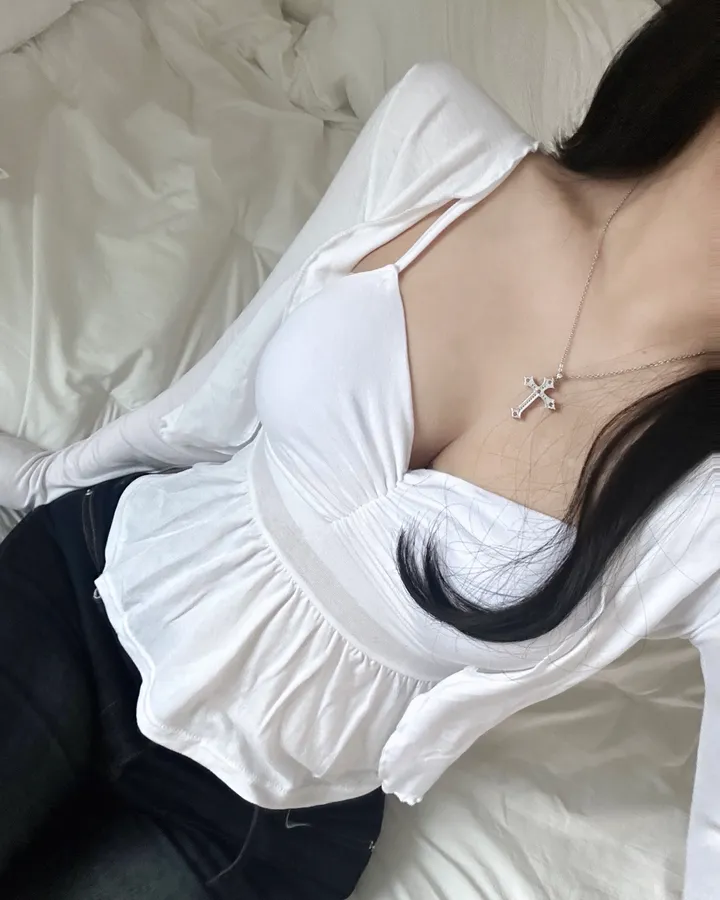 [여리여리🫧/*나시가디건set*]프링 셔링 나시 가디건 세트 상세 이미지 7