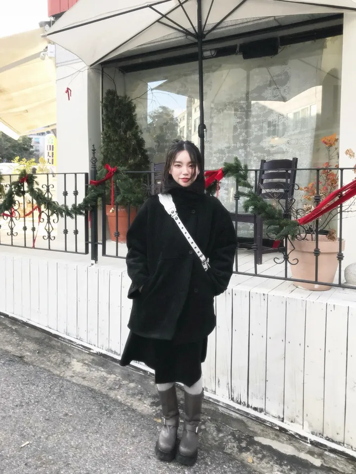 [하객룩💖] 스웨이드 무스탕 하프코트 (2c) 상세 이미지 3