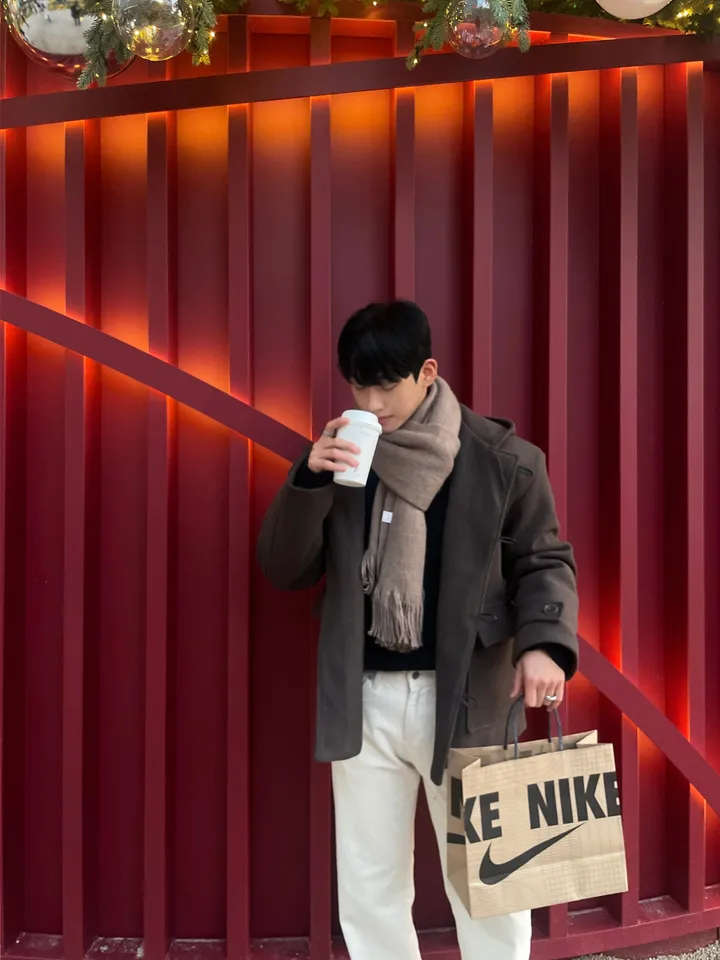 무드 울 후드 숏 코트 3 Color 상세 이미지 10