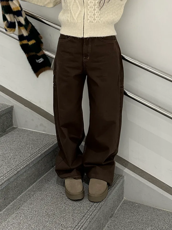 [UNISEX] 카펜더 패치 워크 와이드 팬츠 (5color) 상세 이미지 29