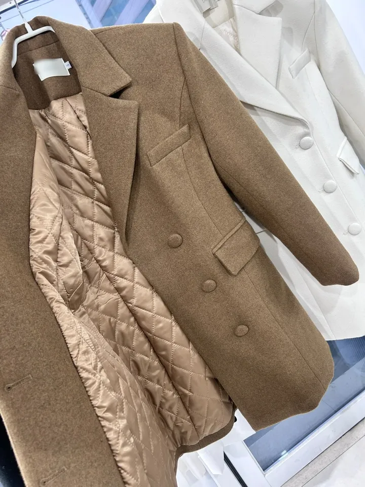 울 라인 더블 하프 코트 3color 2size 상세 이미지 32