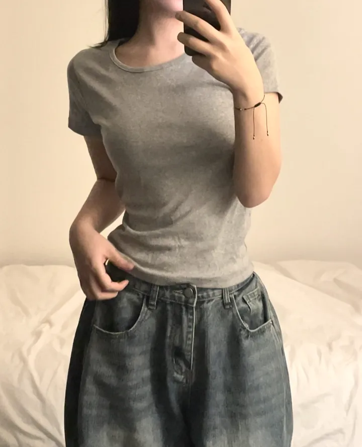 기본핏 데일리 반팔티(5color) 상세 이미지 4