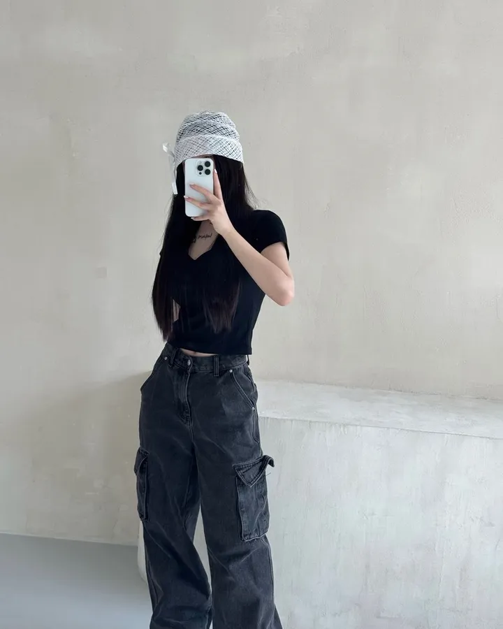 [당일✨강력추천✨] 리본 시스루 비니 2color 상세 이미지 14