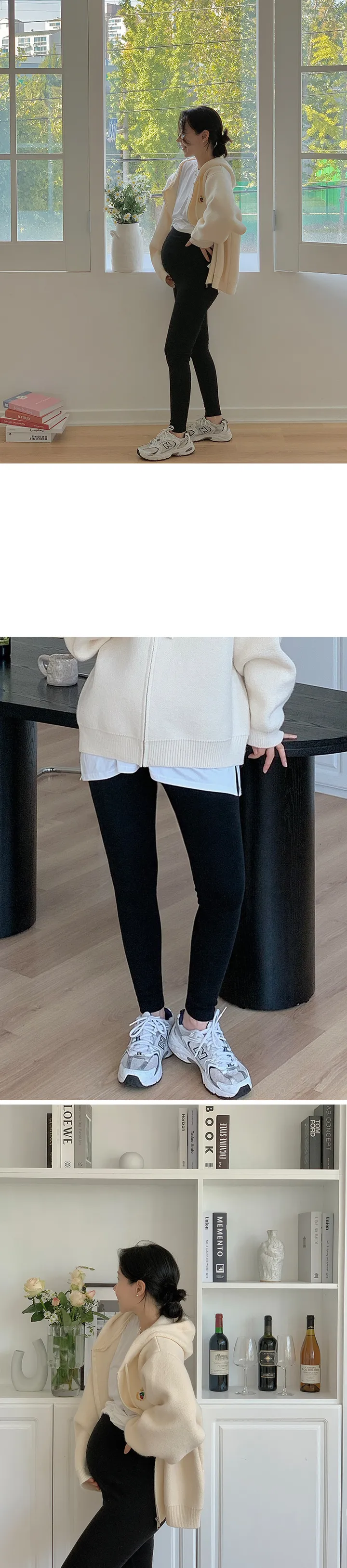 [자체제작🪡/임산부추천🤰🏻] MADE 감동 임산부 레깅스 (one color) ‘임부복’ 상세 이미지 9