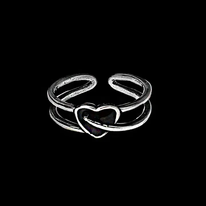 🖤블랙 유니크 무채색 반지🖤 모음전 검은색 블랙코디 스트릿패션 힙한패션 상세 이미지 19