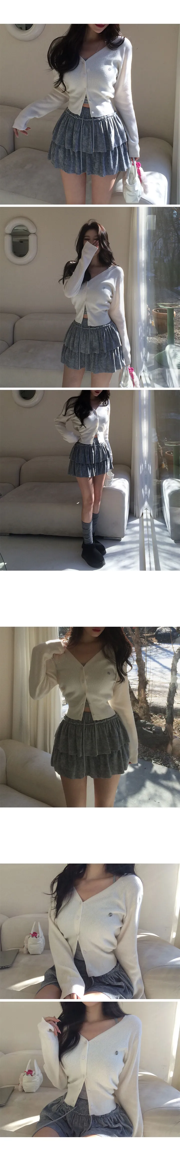 [made/기본필수!/잘록핏] 델리 브이넥 잘록 가디건 봄가디건 하객룩 봄신상 상세 이미지 13