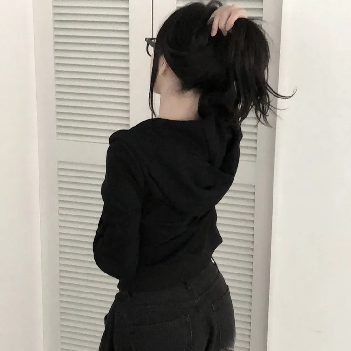 [고퀄/여리핏] 크롭 슬림핏 후드집업 트레이닝 상세 이미지 18