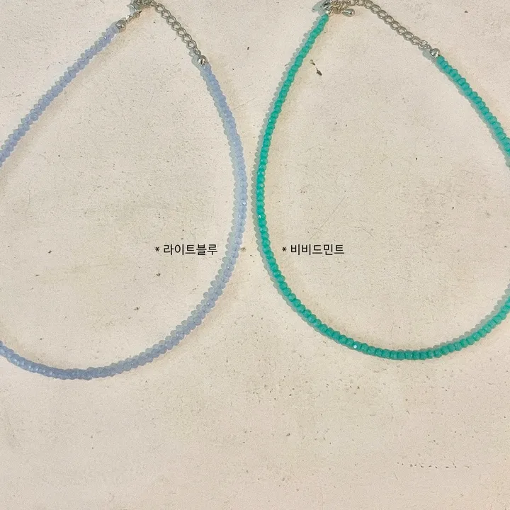 *made* 사계절 만능 레이어드 론델 비즈 목걸이 (2size 13color) 상세 이미지 45