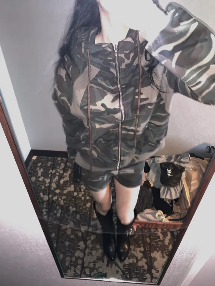 시니컬 카모 사선절개 후디zp 🪽🖤(기모) 상세 이미지 16