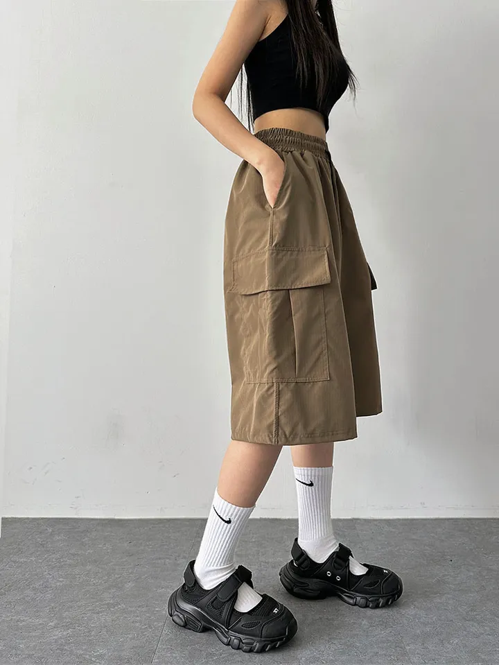 (1+1/2장가격!)[쿨링원단!5부 카고건빵반바지/버뮤다 나일론 반바지] 립톤버뮤다카고반바지 상세 이미지 40