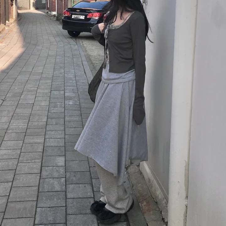 [SET가격!/빈티지🤎/고퀄] 여리핏 롱슬리브 버튼 가디건 체크 나시 세트 상세 이미지 23