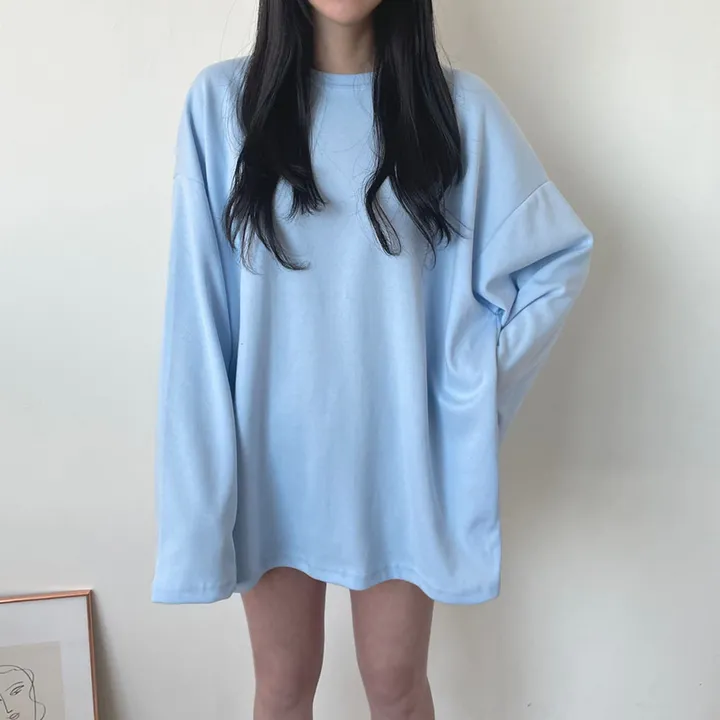 [남녀공용/20color] 빅사이즈 박스티 오버핏 레이어드티 무지티 상세 이미지 26
