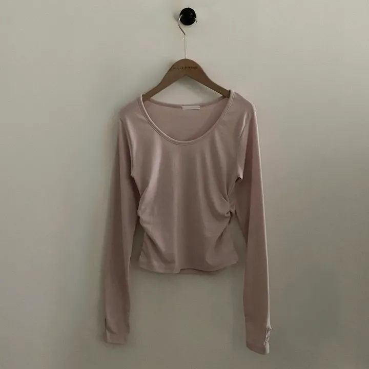 [간절기템!/여리핏🤍] 히피 셔링워머 크롭 긴팔, 이너티셔츠 - 4color 상세 이미지 38