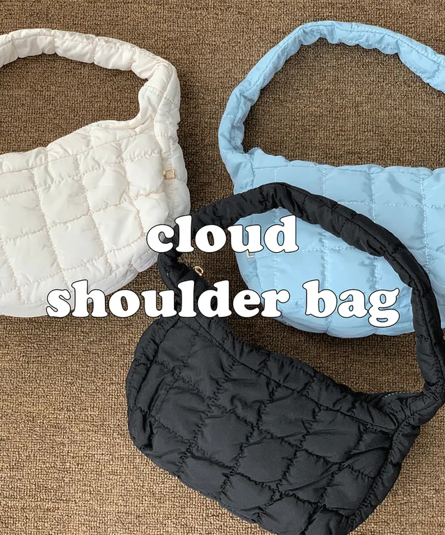 럼피 구름 퀄팅 미니 숄더백