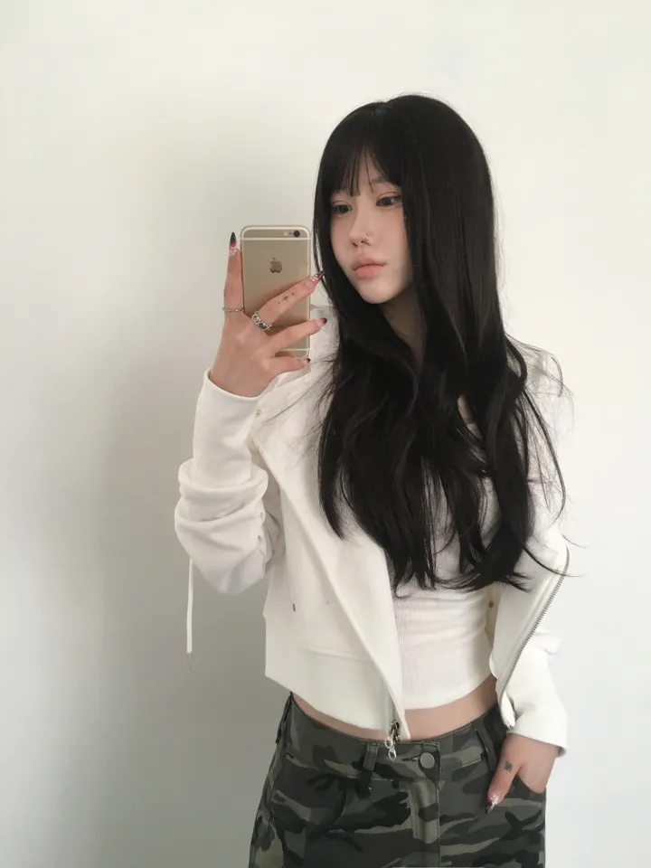 [고퀄🤍/2color] 포즈 후드 집업 사선 지퍼 투웨이 라이더 자켓 상세 이미지 15