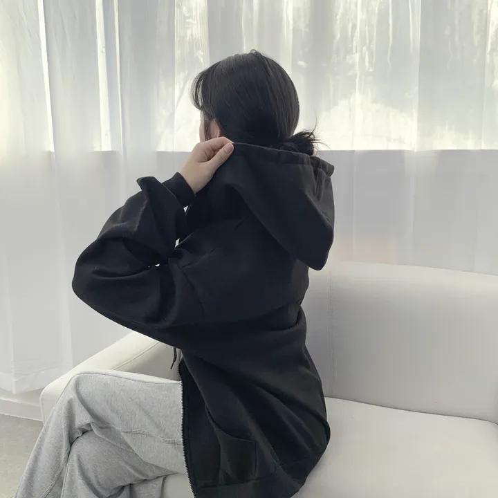 [일반&기모]🚛당일출고🚚활용도 높은 교복템 루즈핏 벨리후드 집업 - 3color 상세 이미지 22
