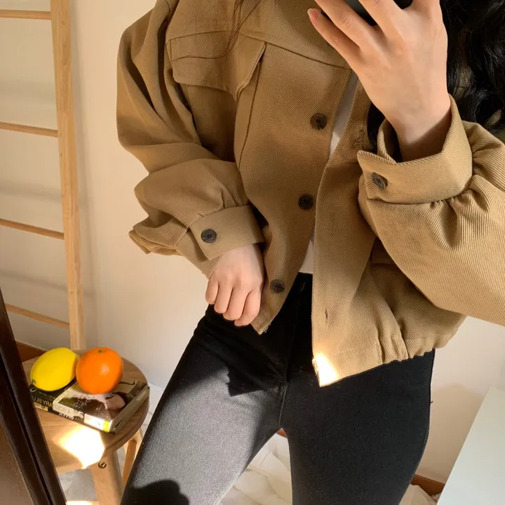 [ 핵이쁨주의] 빈티지 크롭 자켓, 야상 상세 이미지 35