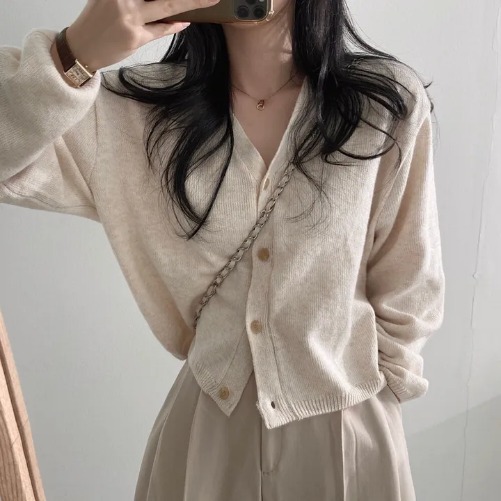 [세상부드러움/굿퀄!] 캐시미어 기본 가디건 7color 상세 이미지 3