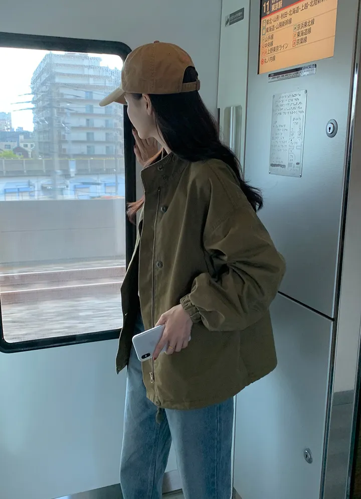 원가이하 세일 반품 교환 불가 야상 박시 루즈핏 봄 자켓 3컬러 가을 봄 옷 여행 점퍼 빅사이즈 남여공용 점퍼 상세 이미지 21